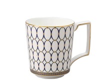 英国Wedgwood韦奇伍德文艺复兴蓝色马克杯5C107408599:细腻骨瓷质感,装点惬意下午茶时光,品味优雅升级