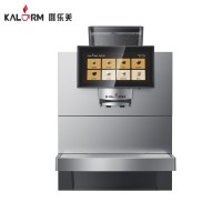 KALERM咖乐美商家用全自动研磨一体美意式咖啡机:现磨醇香,办公室高效咖啡制作新选择,开启活力工作时刻