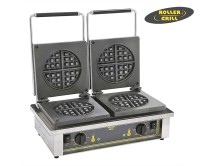 法国ROLLERGRILLGED75乐桥双头华夫饼机:高效双盘速制,烘焙店吸睛利器,轻松开启甜蜜盈利新篇